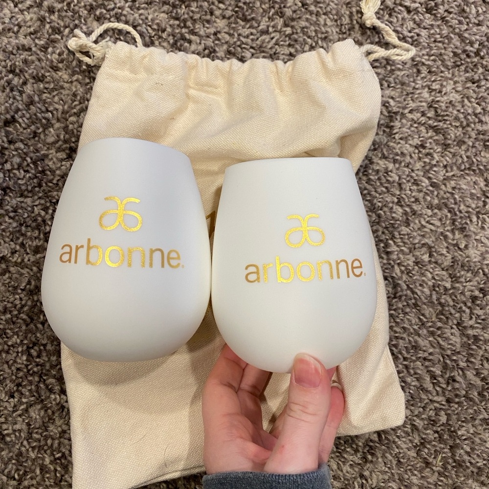 Arbonne White Wine Tumblers
